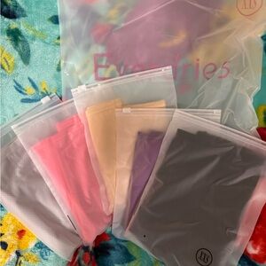 Women's Leakproof Panties Set - Pink, Cream, Purple, Gray, black